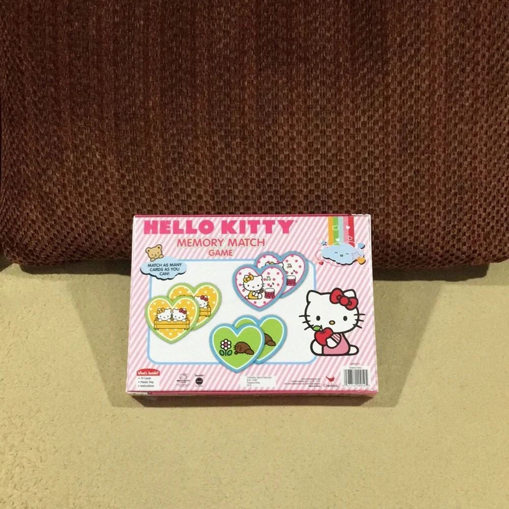 ❣️ HELLO KITTY ❣️ COLLECTION BY SANRIO SUPER FUN COLORFUL MEMORY MATCH GAME .